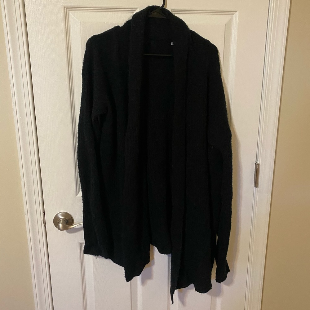 Black cardigan